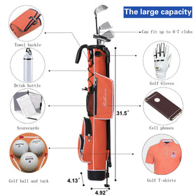 RUTHNISSI golf stand bag stand legs deployed for stable support