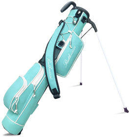 RUTHNISSI golf stand bag stand-legs protect surfaces while standing steadily on diverse terrain.