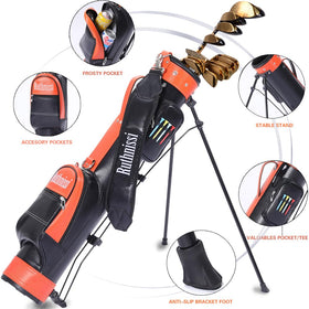 RUTHNISSI Sunday travel shell tube protects clubs during airline trips.
