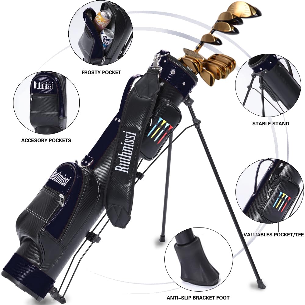 RUTHNISSI Sunday Golf travel-case-hard-shell-tube protects clubs during air travel