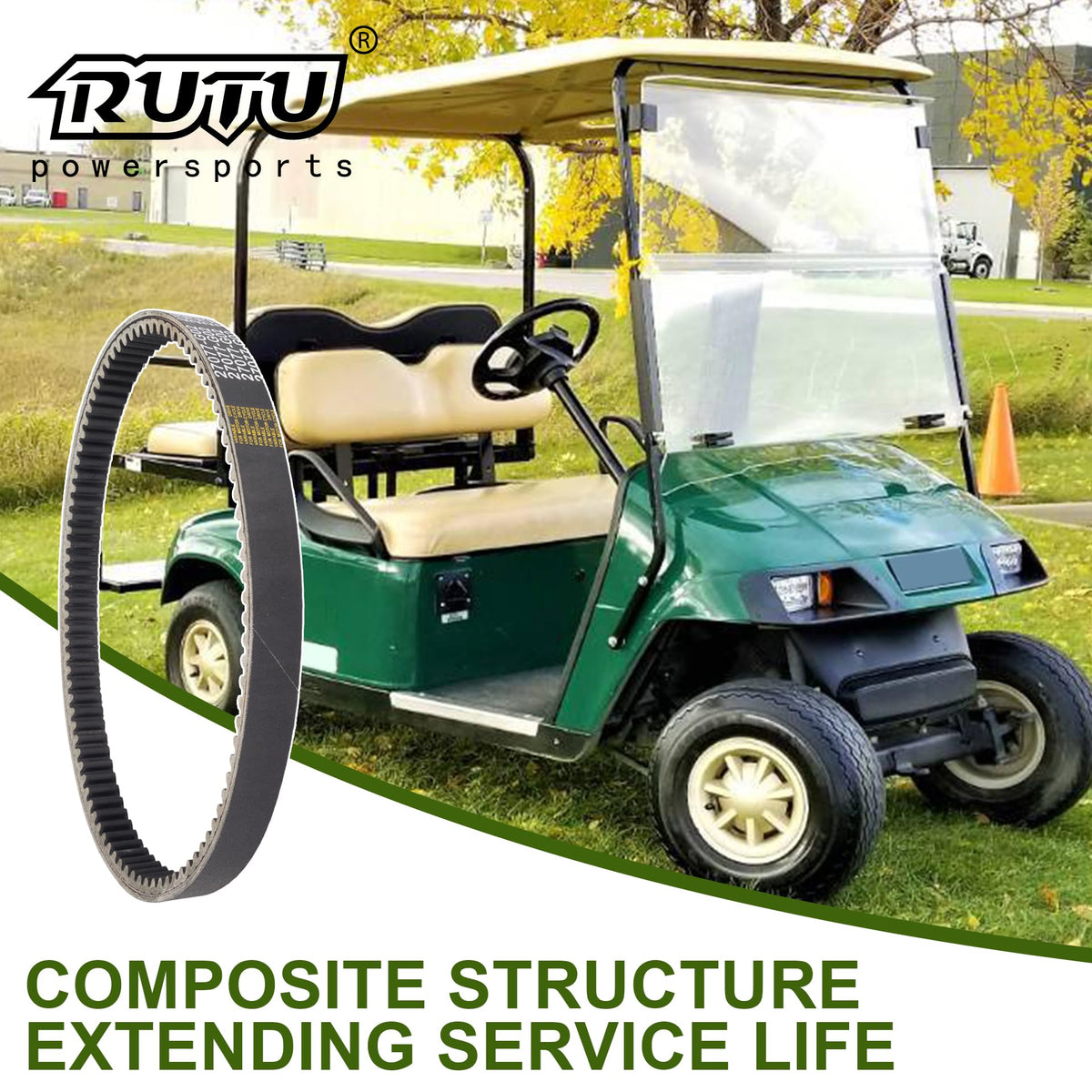 RUTU oil-resistant belt close-up highlighting heat resistance.