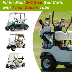 RUTU adjustable 40-46 inch length fits most 2+2 rear-seat golf carts.