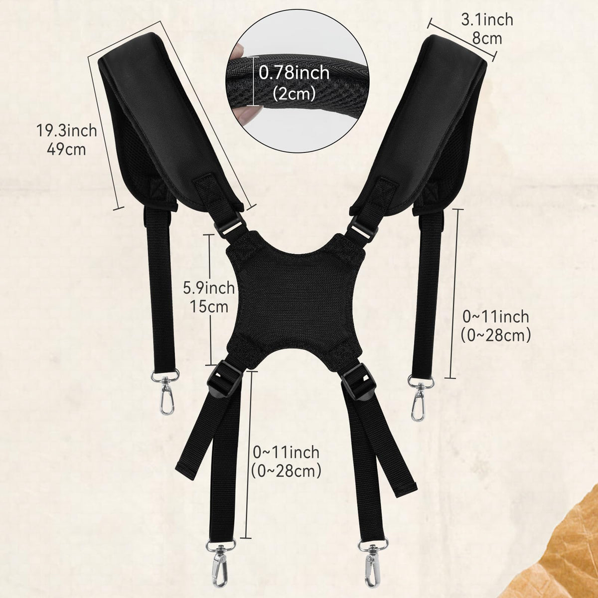 RVRAYS universal 4-hook system enables tool-free installation