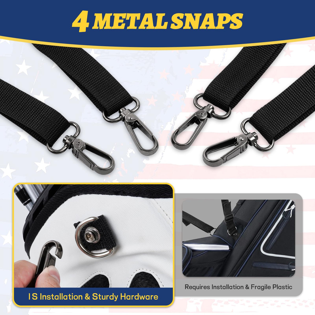 RVRAYS fully adjustable non-slip system keeps straps secure.
