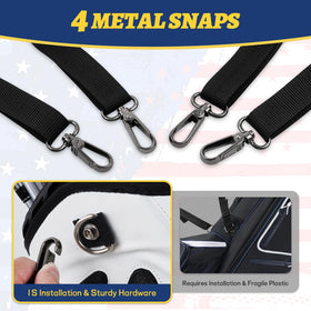 RVRAYS fully adjustable non-slip system keeps straps secure.