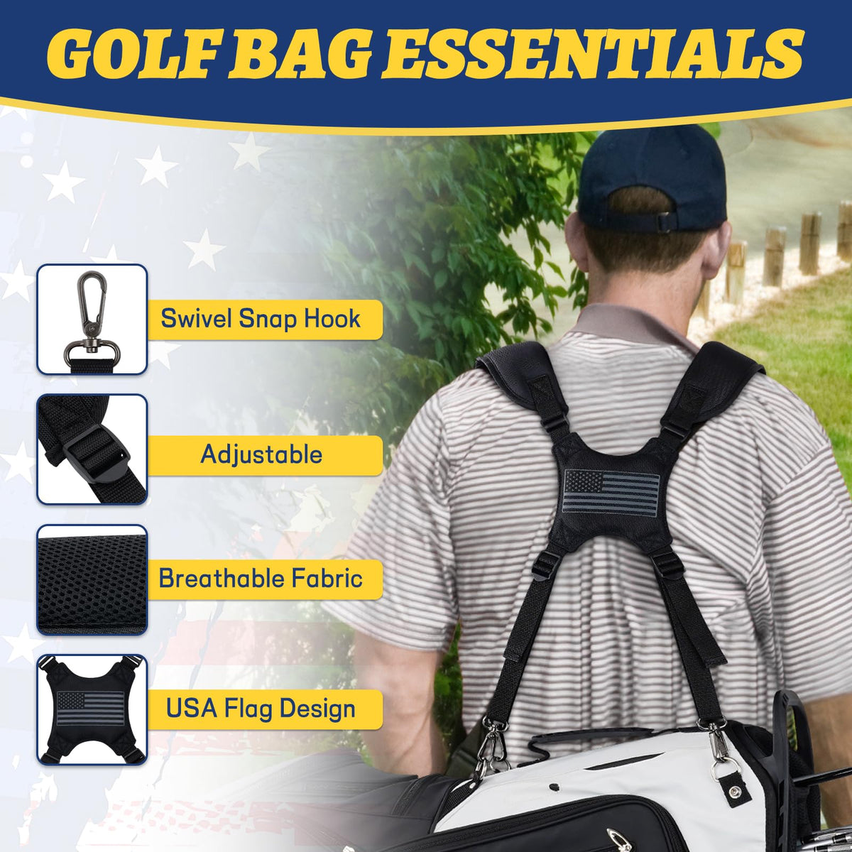 RVRAYS double-shoulder strap ergonomic design distributes weight evenly.