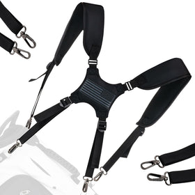 RVRAYS quick-hook install on golf bag strap for fast, tool-free replacement.