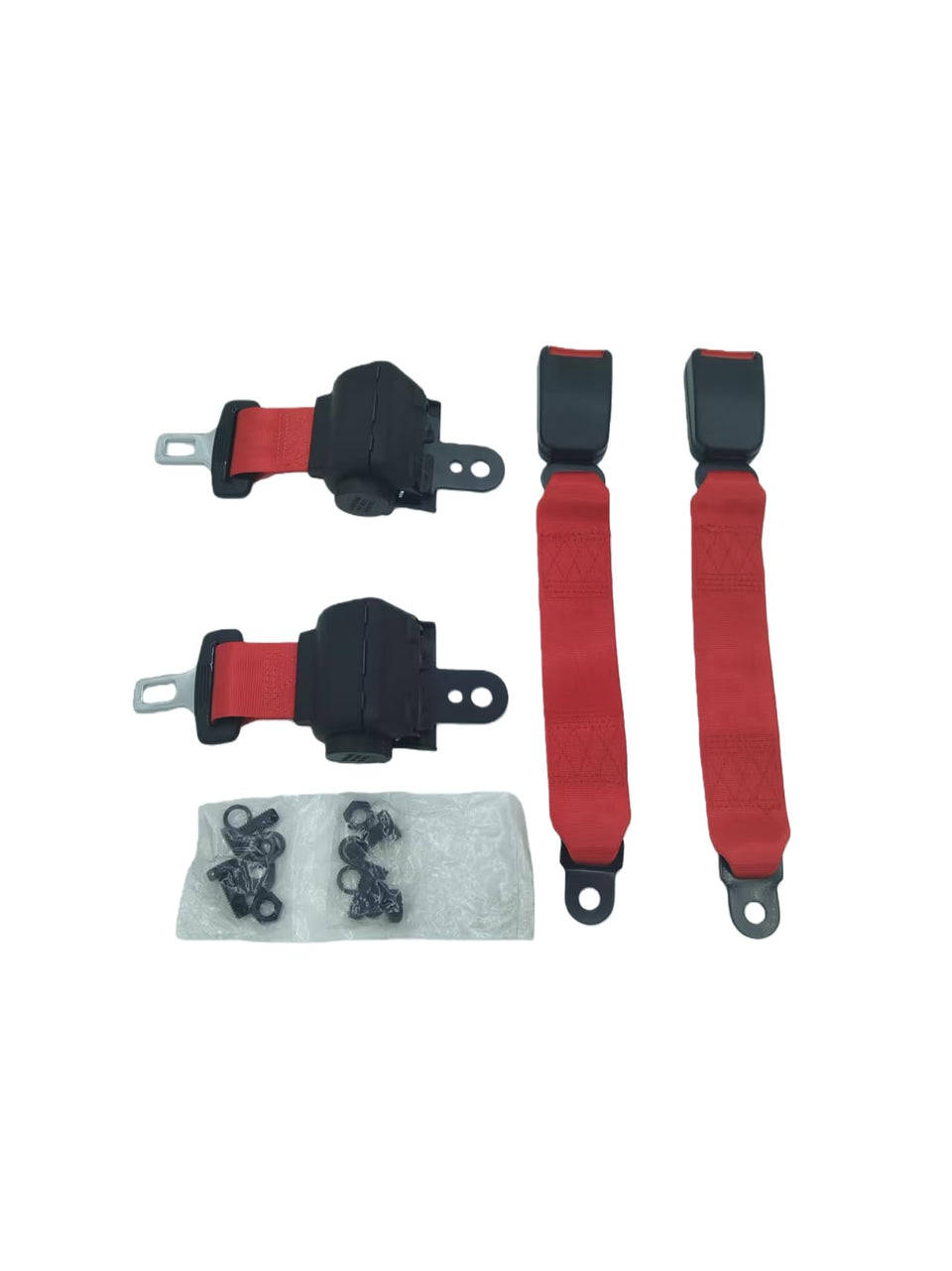 RWYSSYTF universal-fit strap and buckle for secure passenger restraint.
