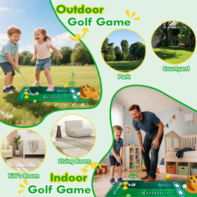 RYANER Putting mat suitable for indoor and outdoor practice.