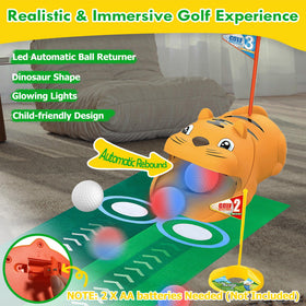 RYANER LED glow golf balls for night play and easy locating.