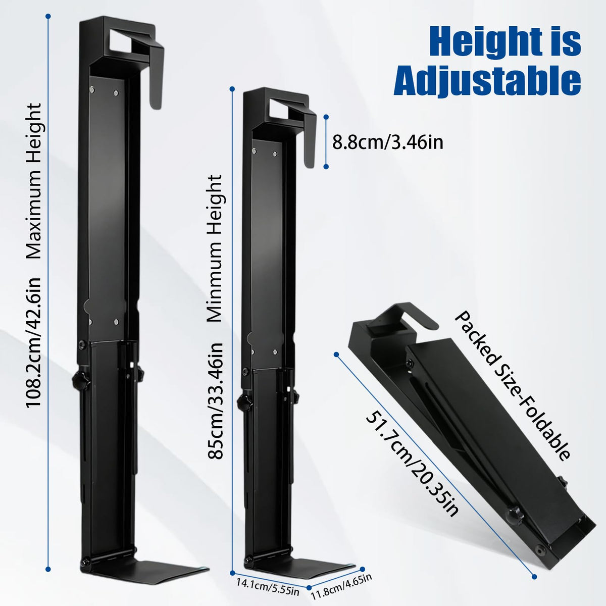 Ryansunoro heavy-duty alloy steel rack shows rust-resistant finish for long-lasting storage.