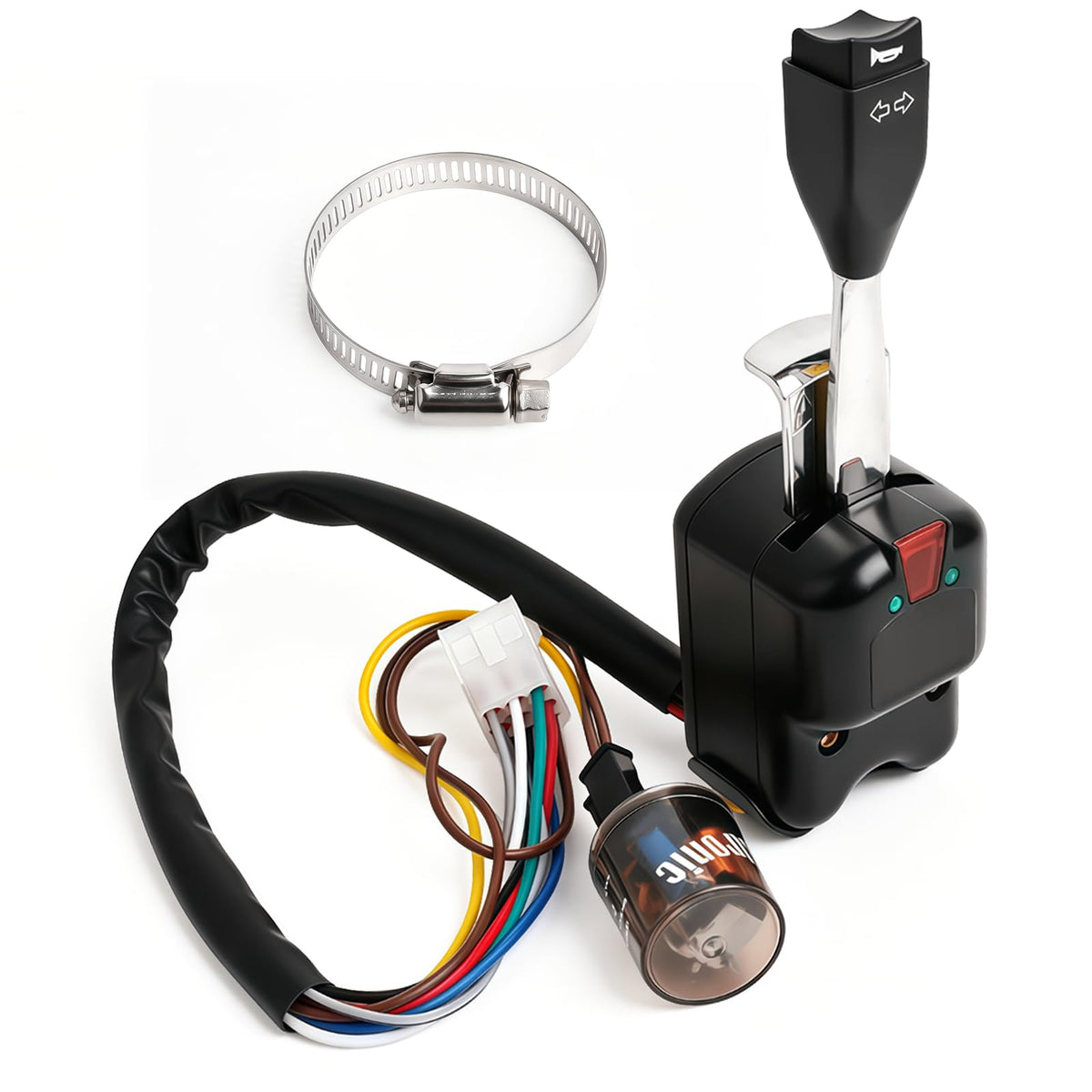 RydSuns golf cart combination switch side view improves steering-column control.