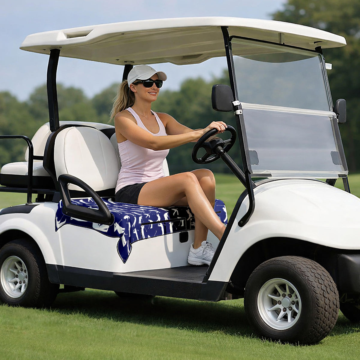 rywyyebsi fashionable seat cover design makes a thoughtful gift for golfers