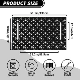 rywyyebsi seat towel blanket fabric shows soft, breathable polyester-spandex blend.