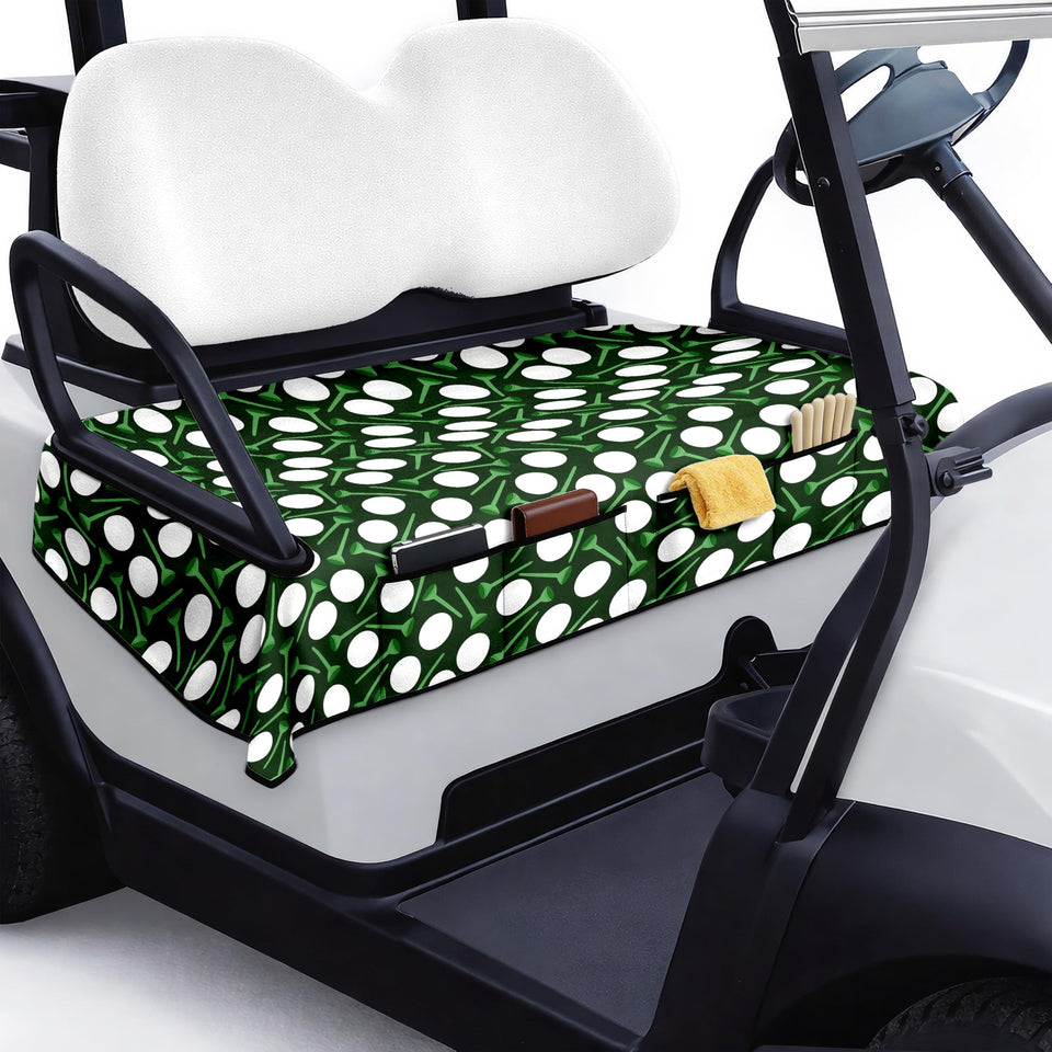 rywyyebsi golf cart seat blanket with front pockets keeps essentials organized on the ride