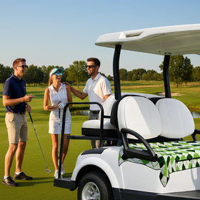 rywyyebsi durable pattern enhances cart appearance and protects seats