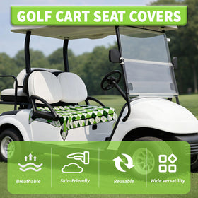 rywyyebsi universal-fit seat cover installs quickly on most golf carts