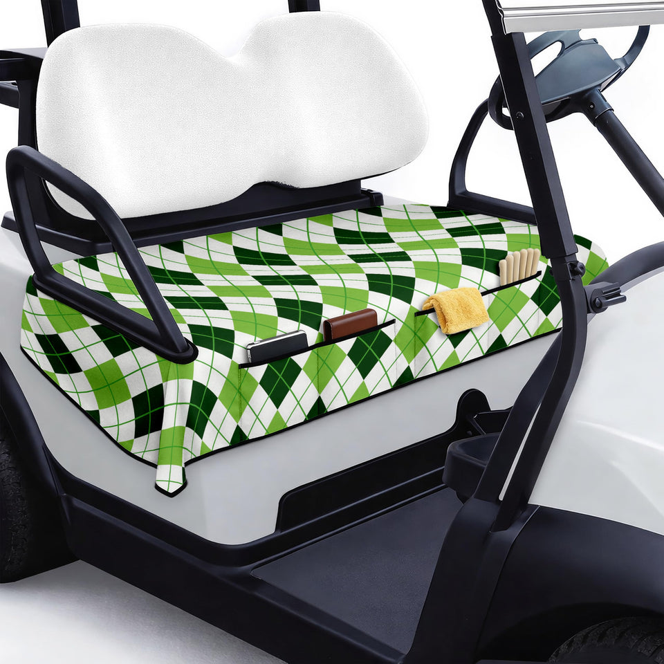 rywyyebsi golf cart seat cover with front pockets protects seats and adds storage