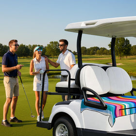 rywyyebsi golf cart seat towel blanket is machine washable.