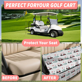 rywyyebsi quilted design adds a stylish touch to your golf cart.