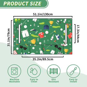 rywyyebsi 51x31 towel blanket demonstrates universal fit for most carts.