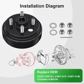 Rzcazzide 21807G1 compatible EZGO models list for 4-cycle and electric