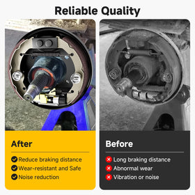 Rzcazzide alloy steel brake assembly with high-strength coating.
