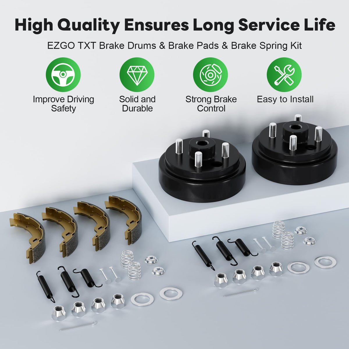 Rzcazzide brake hardware kit includes all mounting components
