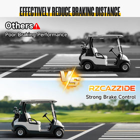 Rzcazzide brake shoes and springs showing durability and fit