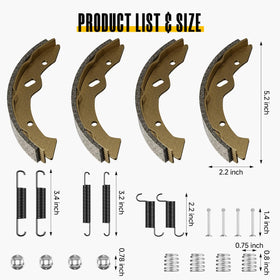 Rzcazzide complete brake kit ready for inventory