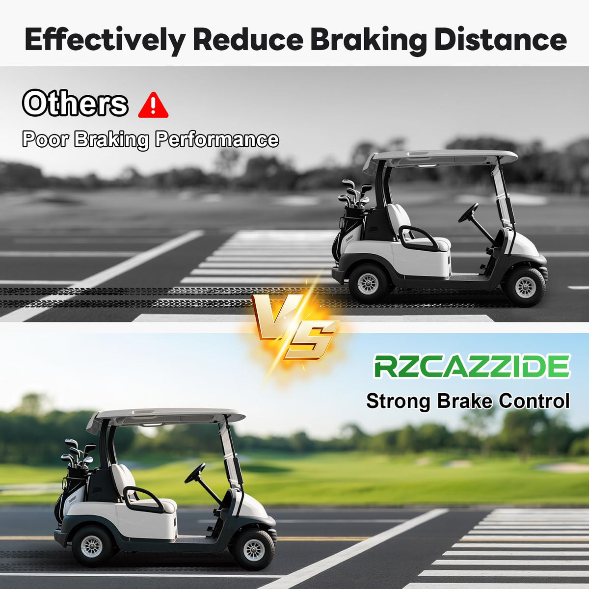 Rzcazzide EZGO brake drum package includes hardware for replacement