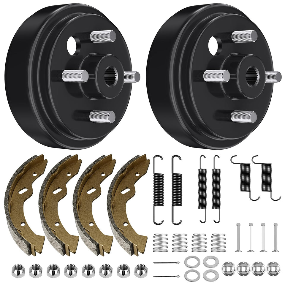 Rzcazzide EZGO TXT brake drum assembly enhances rear braking reliability