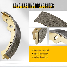 Rzcazzide EZGO TXT brake shoes installed on cart