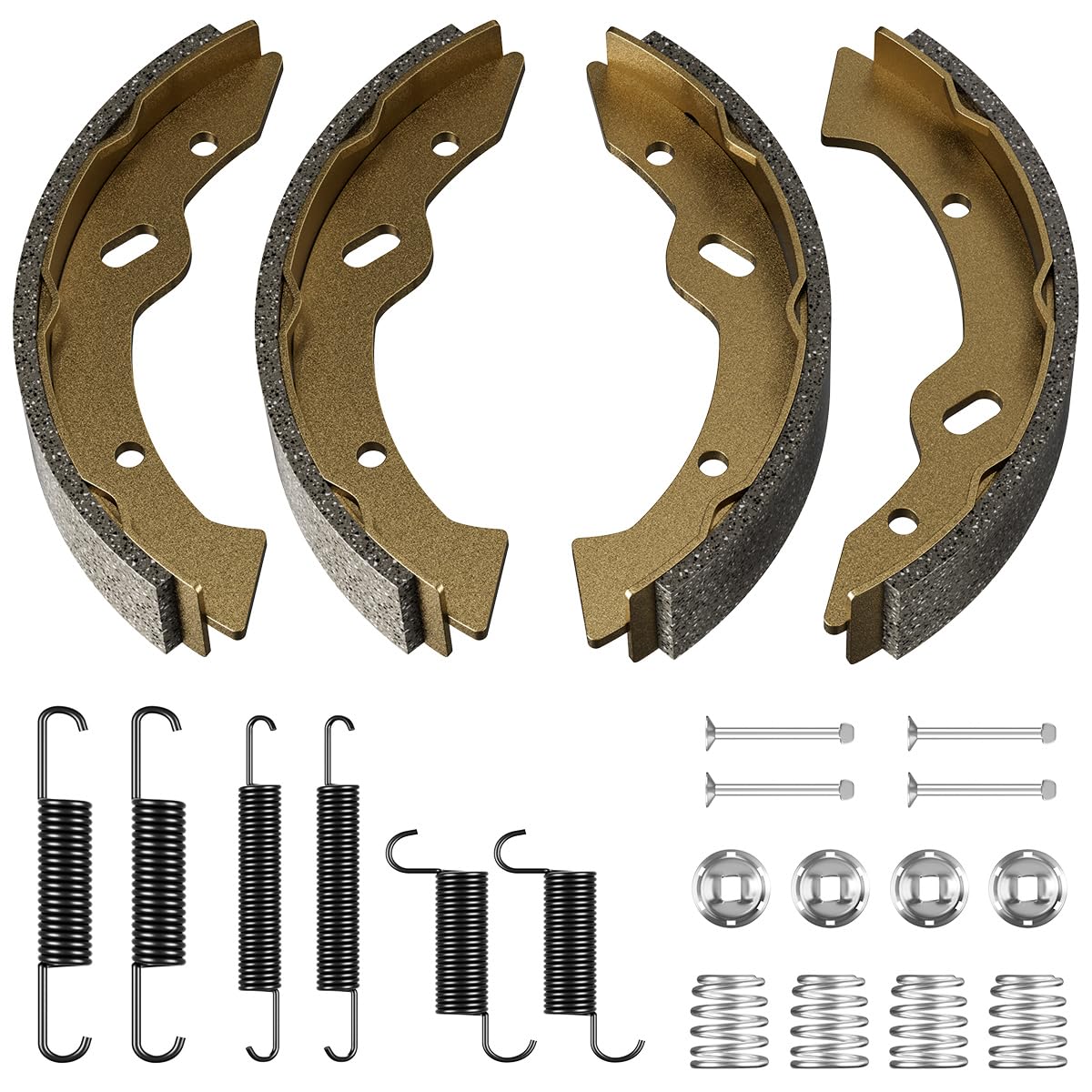 Rzcazzide EZGO brake shoes package ready for easy installation