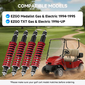 Rzcazzide EZGO TXT Medalist rear shock enhances vehicle stability.