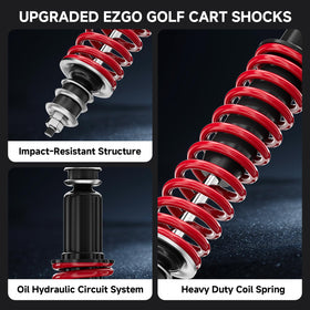 Rzcazzide EZGO TXT reinforced piston rod boosts durability.