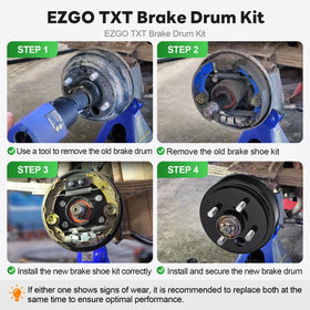 Rzcazzide golf cart brake assembly emphasizes easy installation