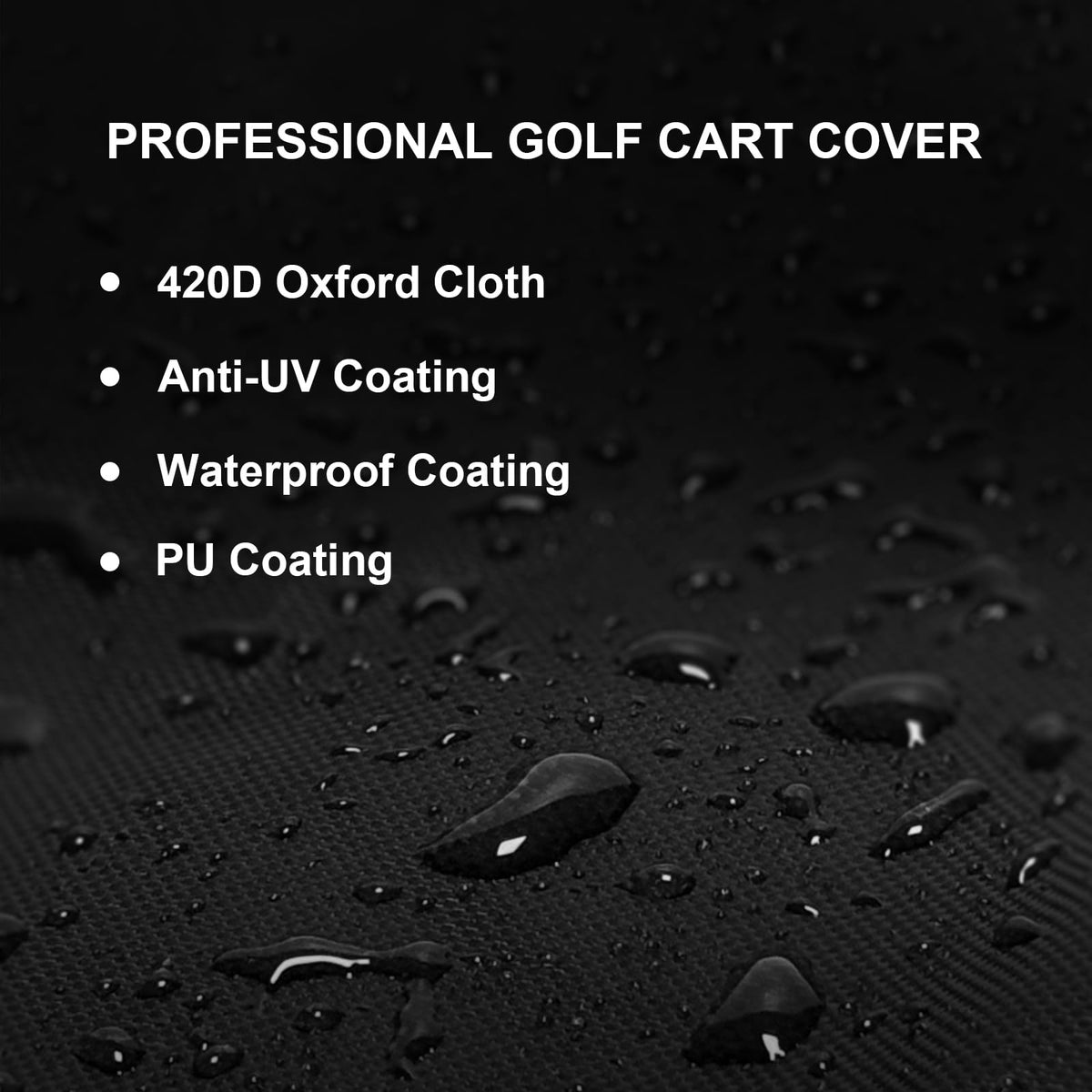 RZKHDZHM 420D waterproof zipper close-up for durability.