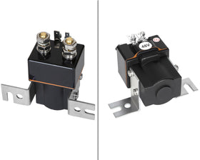 Sabeweile 48V solenoid side view showing rugged terminals for durability.
