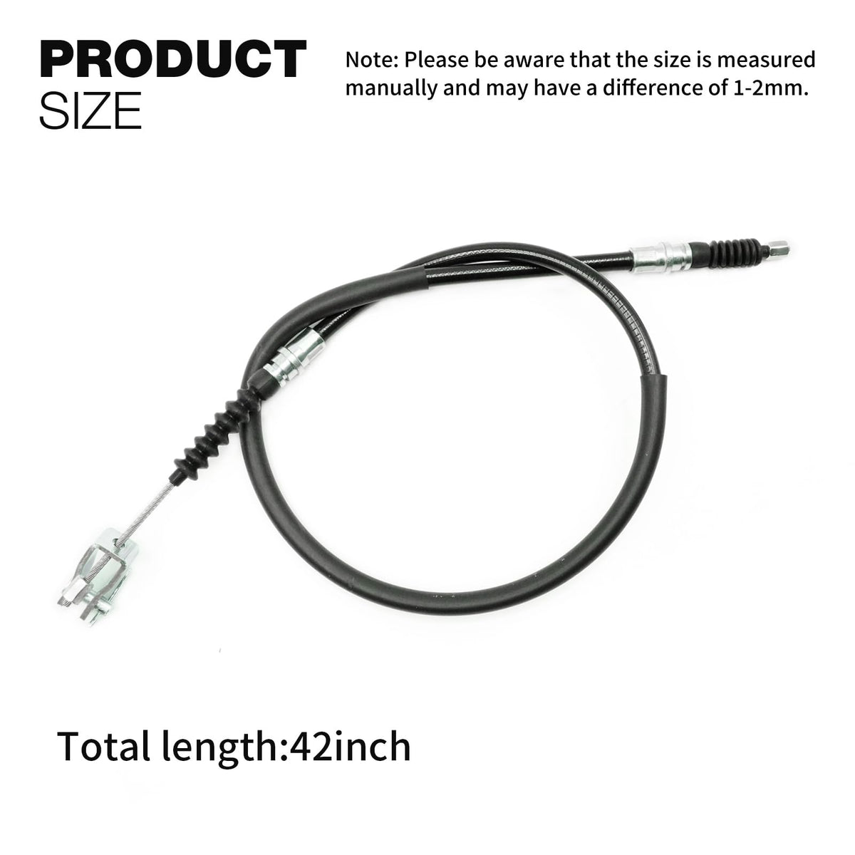 Saihisday 42-inch brake cable, passenger side, boosts control and safety on Club Car DS.