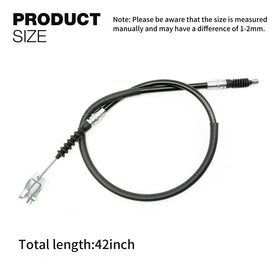 Saihisday 42-inch brake cable, passenger side, boosts control and safety on Club Car DS.