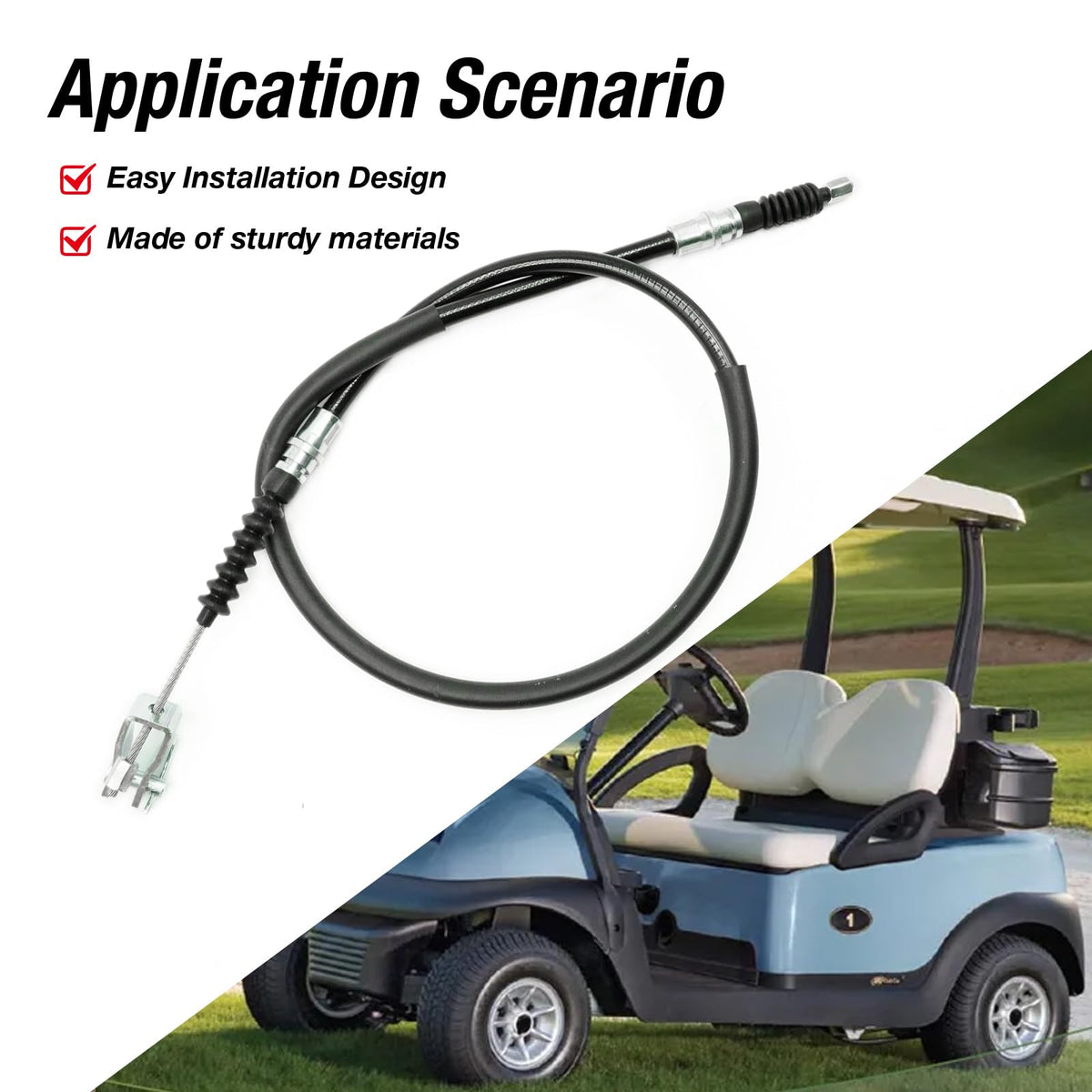 Saihisday abrasion- and corrosion-resistant brake cables withstand harsh weather.