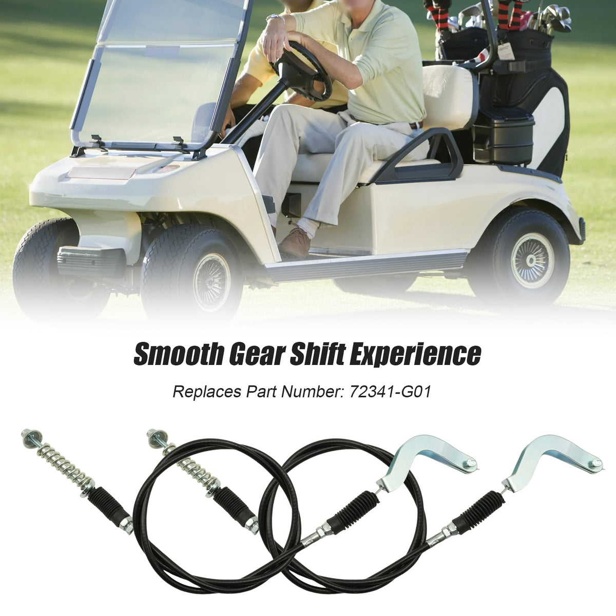 Saihisday EZGO TXT ST350 ST480 fitment cable assembly showing model compatibility