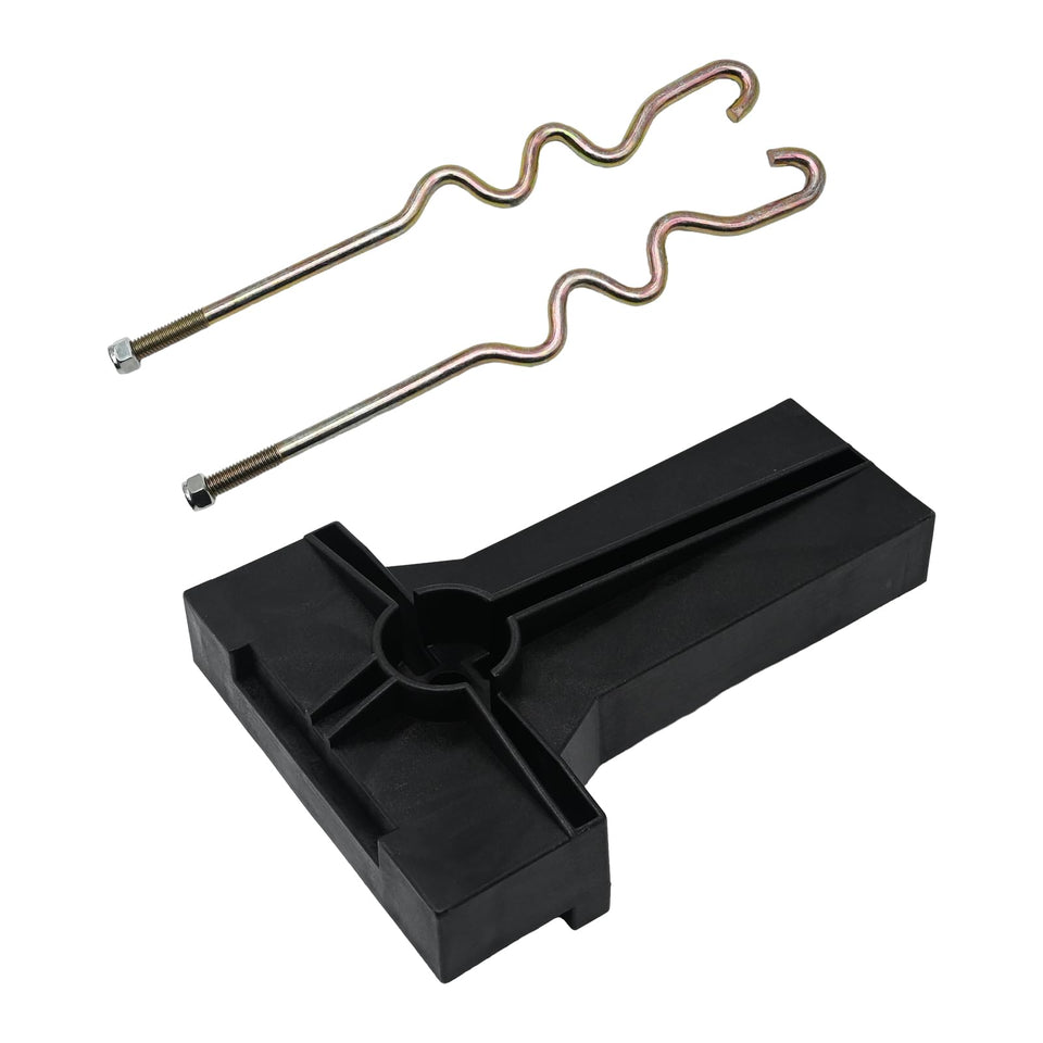 Saihisday golf cart 8V hold down plate kit secures batteries on the course