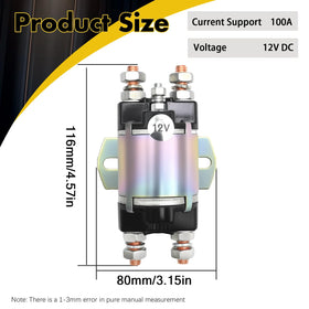Saihisday J17-81950-01 solenoid replacement for Yamaha G1 golf cart