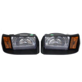 Saihisday left headlight 101988002 close-up with durable outdoor housing