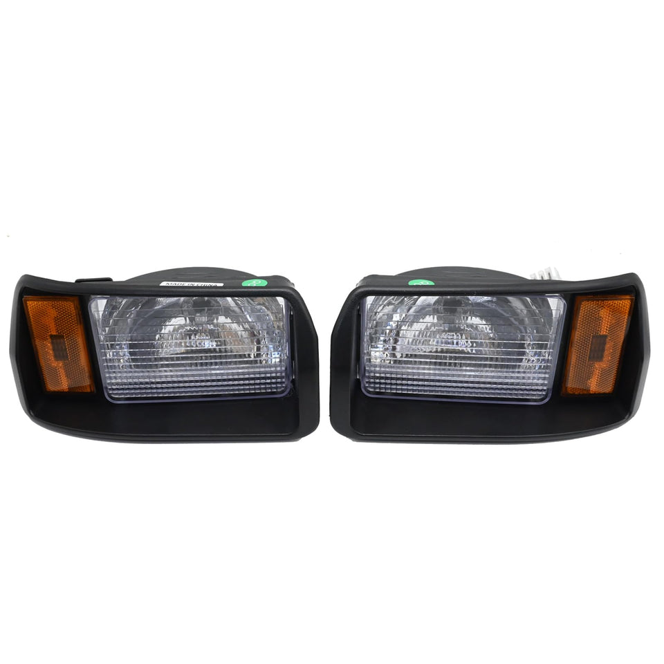 Saihisday left headlight 101988002 close-up with durable outdoor housing