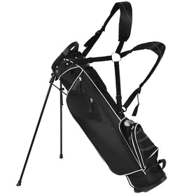 Salches golf stand bag with 3-way dividers for organized club storage