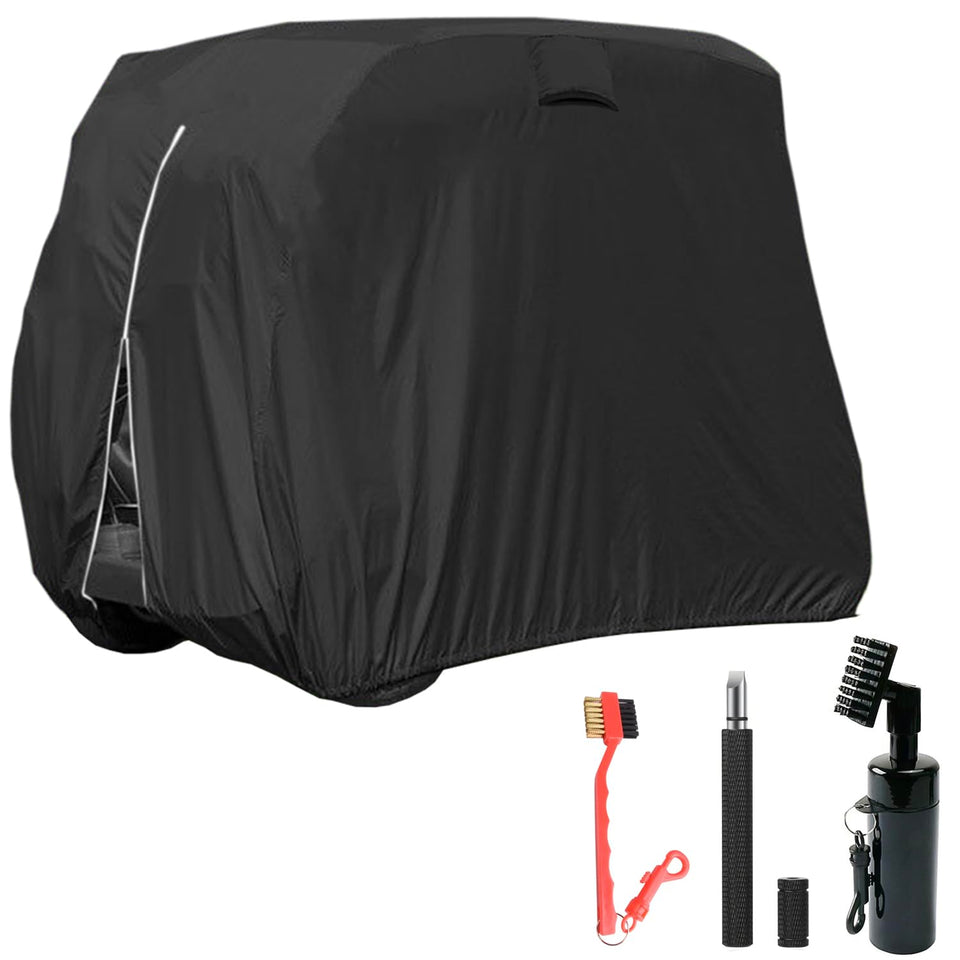 Samlomi 420D golf cart cover four-passenger protection against rain and dust