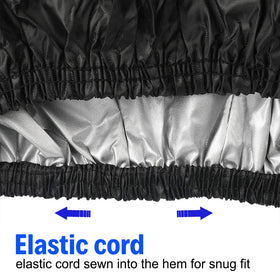 Samlomi cover with adjustable hem and Velcro bottom for double safety